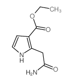 ethyl 2-(carbamoylmethyl)-1H-pyrrole-3-carboxylate Structure