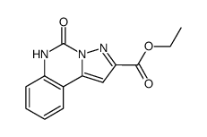 5,6-dihydro-5-oxopyrazolo[1,5-c]quinazoline-2-carboxylic acid,ethyl ester Structure