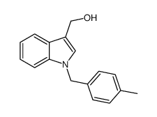 1-[(4-methylphenyl)methyl]-1H-indole-3-methanol结构式