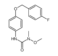 3-[4-[(4-fluorophenyl)methoxy]phenyl]-1-methoxy-1-methylurea Structure