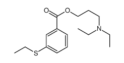 3-(Diethylamino)propyl=m-(ethylthio)benzoate结构式