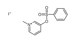 (1-methylpyridin-1-ium-3-yl) benzenesulfonate,iodide结构式