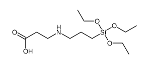 N-(3-triethoxysilylpropyl)-β-alanine Structure