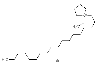 1-ethyl-1-octadecyl-2,3,4,5-tetrahydropyrrole structure