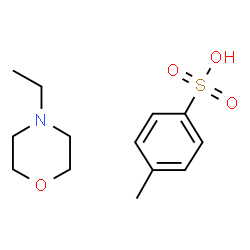 4-ethylmorpholinium 4-methylbenzene-1-sulphonate structure