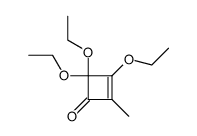 3,4,4-Triaethoxy-2-methyl-2-cyclobutenon结构式
