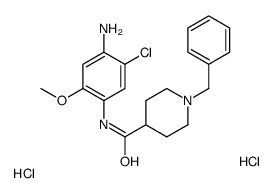 N-(4-amino-5-chloro-2-methoxyphenyl)-1-benzylpiperidine-4-carboxamide,dihydrochloride结构式