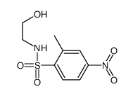 N-(2-hydroxyethyl)-2-methyl-4-nitrobenzenesulfonamide structure