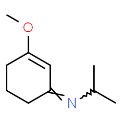 2-Propanamine,N-(3-methoxy-2-cyclohexen-1-ylidene)-(9CI) Structure