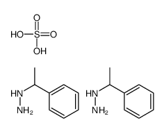 1-phenylethylhydrazine,sulfuric acid结构式