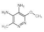 4,5-Pyridazinediamine,3-methoxy-6-methyl- Structure