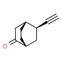 Bicyclo[2.2.2]octanone, 5-ethynyl-, (1R,4R,5S)-rel- (9CI) Structure