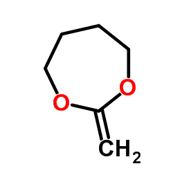 2-亚甲基-1,3-二氧杂环庚烷结构式