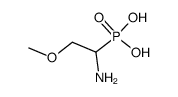 (1-amino-2-methoxy-ethyl)-phosphonic acid Structure