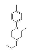 N-[2-(4-methylphenoxy)ethyl]-N-propylpropan-1-amine结构式