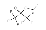 ethyl bis(trifluoromethyl)phosphinate Structure