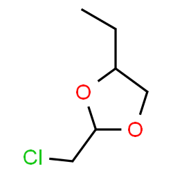 1,3-Dioxolane,2-(chloromethyl)-4-ethyl-结构式