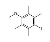 1-iodo-4-methoxy-2,3,5,6-tetramethylbenzene Structure