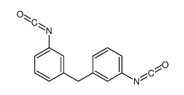 1-isocyanato-3-[(3-isocyanatophenyl)methyl]benzene结构式