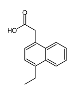 1-Naphthaleneaceticacid,4-ethyl-(5CI) structure