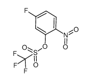 5-fluoro-2-nitrophenyl trifluoromethanesulfonate Structure