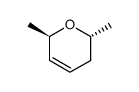 (+/-)-trans-2,6-Dimethyl-3,6-dihydro-2H-pyran Structure