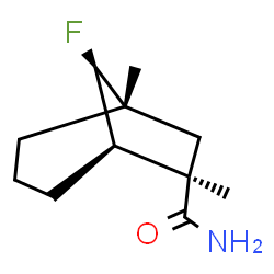 Bicyclo[3.2.1]octane-6-carboxamide, 8-fluoro-1,6-dimethyl-, (1R,5S,6S,8S)-rel- (9CI)结构式