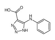 4-(苯基氨基)-1H-1,2,3-三唑-5-羧酸结构式
