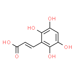 2-Propenoic acid, 3-(2,3,5,6-tetrahydroxyphenyl)- (9CI) Structure