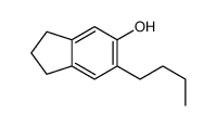 6-butyl-2,3-dihydro-1H-inden-5-ol Structure