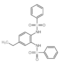 Benzenesulfonamide, N,N'-(4-ethyl-o-phenylene)bis- (7CI,8CI) picture