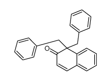 1,1-dibenzylnaphthalen-2-one结构式