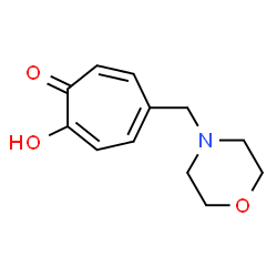 2,4,6-Cycloheptatrien-1-one, 2-hydroxy-5-(4-morpholinylmethyl)- (9CI) picture