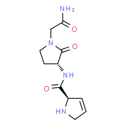 1H-Pyrrole-2-carboxamide,N-[1-(2-amino-2-oxoethyl)-2-oxo-3-pyrrolidinyl]-2,5-结构式