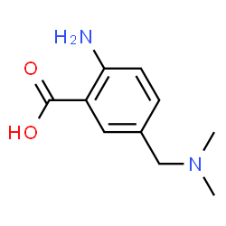 Benzoic acid, 2-amino-5-[(dimethylamino)methyl]- (9CI) Structure