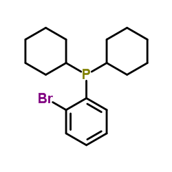 (2-溴苯基)二环己基膦结构式