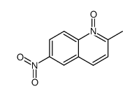 2-methyl-6-nitroquinoline 1-oxide Structure