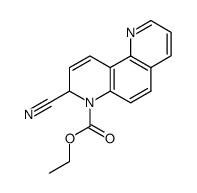 7-ethoxycarbonyl-7,8-dihydro-1,7-phenanthroline-8-carbonitrile Structure