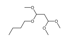 1,3,3-trimethoxy-1-(n-butoxy)propane Structure