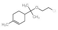 Cyclohexene,4-[1-(2-chloroethoxy)-1-methylethyl]-1-methyl- Structure
