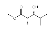 methyl (2RS,3SR)-3-hydroxy-2,4-dimethylpentanoate Structure