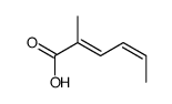 2-methylhexa-2,4-dienoic acid结构式