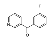 (3-fluorophenyl)-pyridin-3-ylmethanone结构式