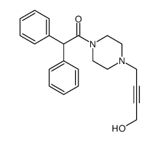 1-[4-(4-hydroxybut-2-ynyl)piperazin-1-yl]-2,2-diphenylethanone Structure