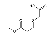 2-(3-甲氧基-3-氧代丙基硫代)乙酸结构式