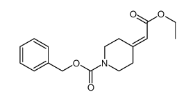 ETHYL 2-(N-CBZ-PIPERIDIN-4-YLIDENE)ACETATE structure