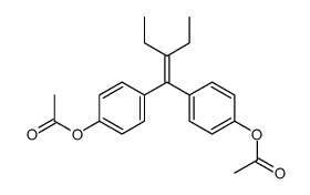 2-Ethyl-1,1-bis-(4-acetoxy-phenyl)-buten-(1)结构式