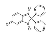 3,5-dioxo-2,2-diphenyl-3,5-dihydro-2H-indole 1-oxide结构式