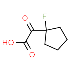 Cyclopentaneacetic acid, 1-fluoro--alpha--oxo- (9CI)结构式