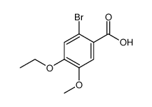 Benzoic acid, 2-bromo-4-ethoxy-5-methoxy结构式
